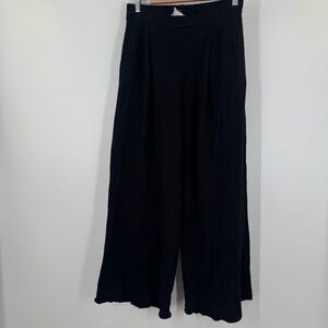 FP Beach Black Wide-Leg Relaxed Pants Women’s Size S
